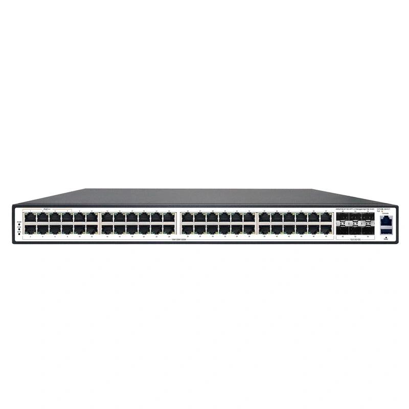 48GE(POE)+6*10G SFP+ L3 managed high-power PoE switch