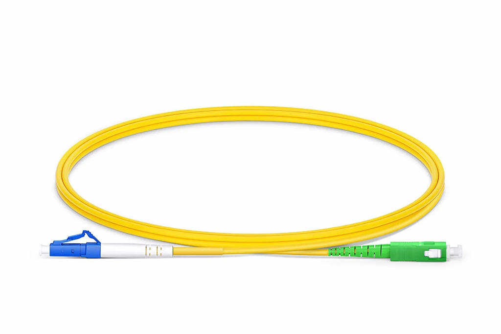 LC/UPC-LC/APC Simplex Single-Mode OS2 Fiber Patch Cord