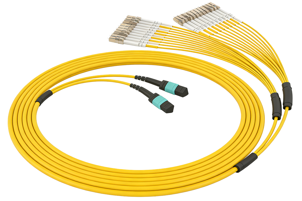 MTP12-LC Hybrid Trunk Fiber Cable OS2